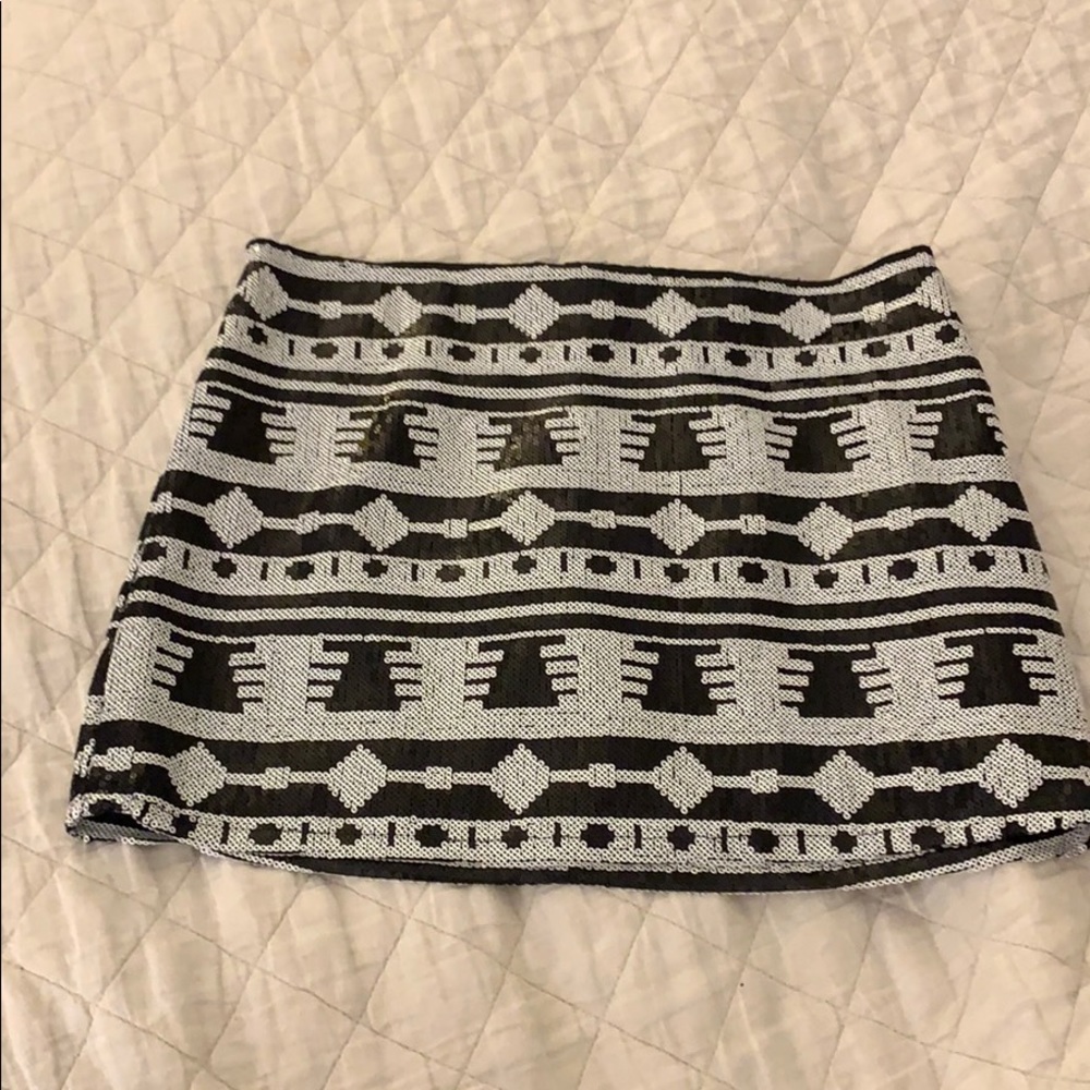 Eight Sixty sequin mini skirt